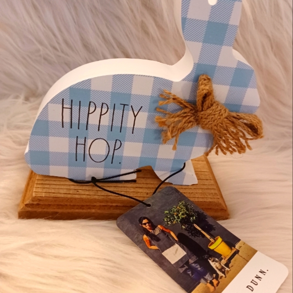 Rae Dunn Bunny Sign